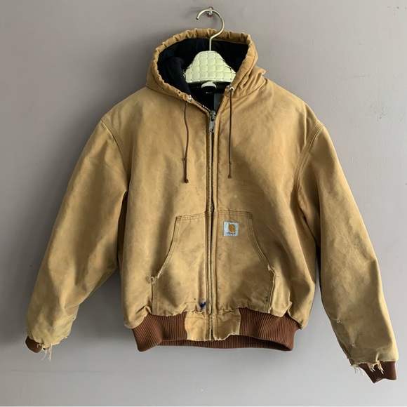 Vintage 90’s Carhartt Hooded Duck Jacket men’s Medium